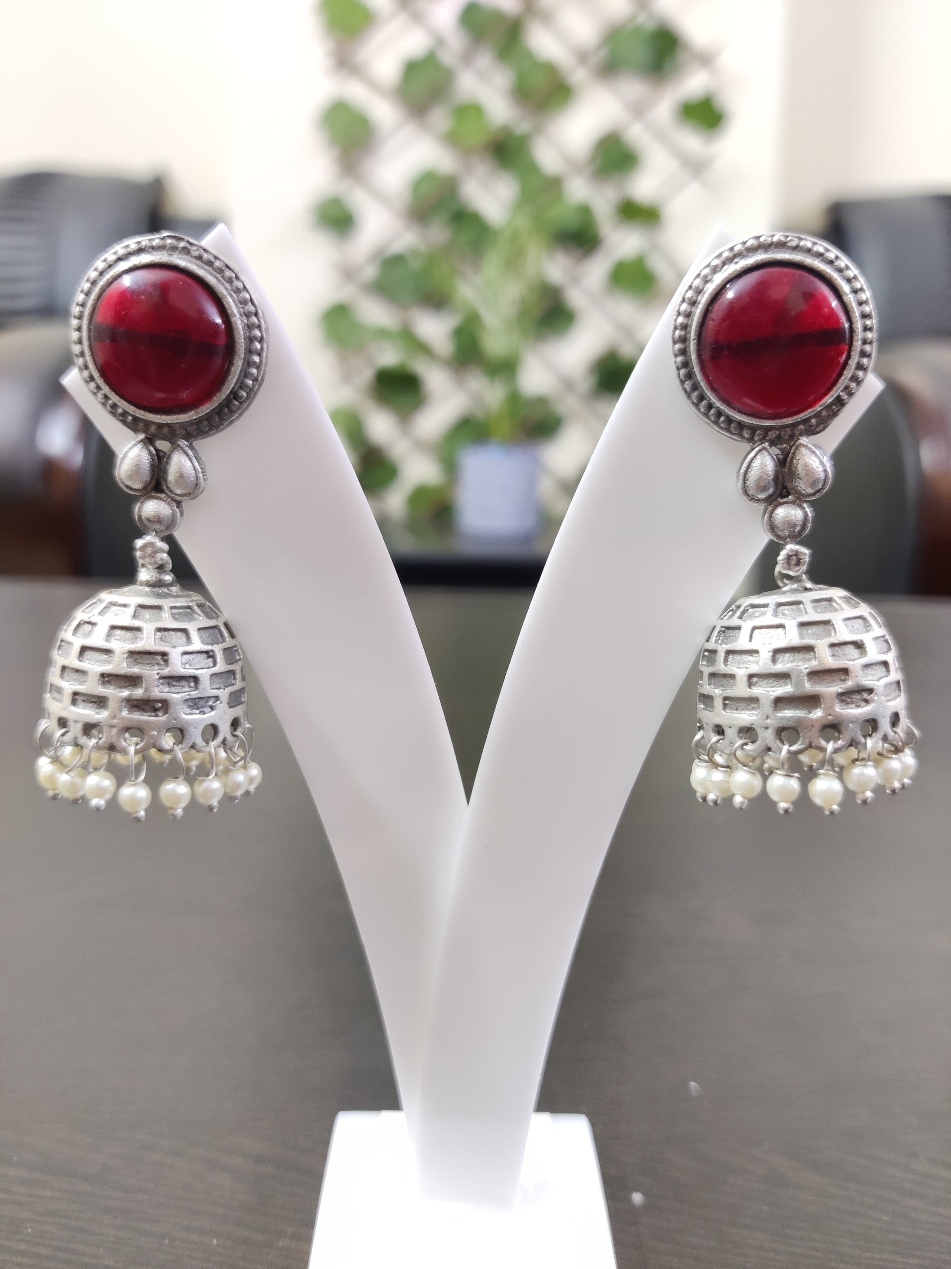 Silver Replica Jhumka