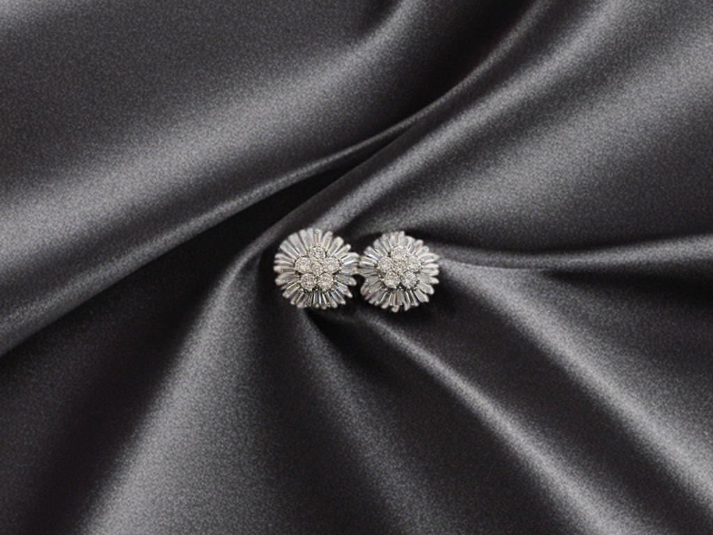 Elegant AD stud earrings